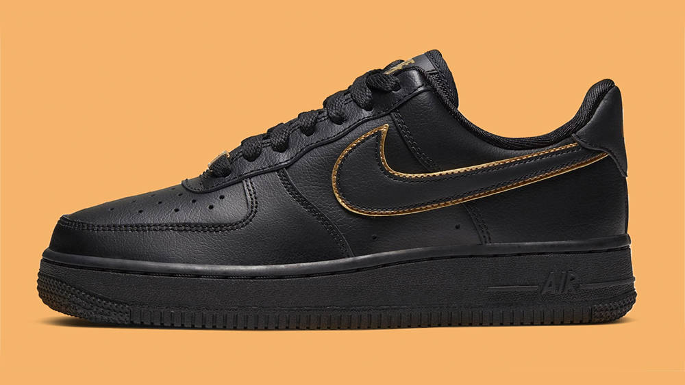 Nike Air Force 1 Black Gold Nike Air Force 1 Black Gold