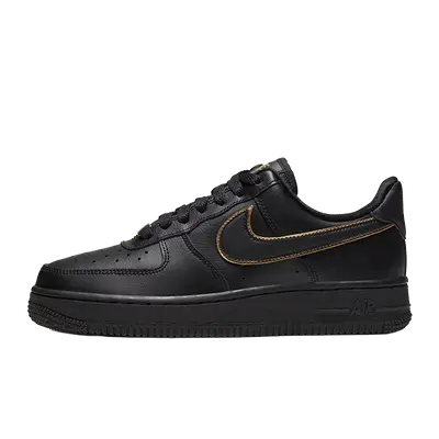 Black and gold nike best sale air force