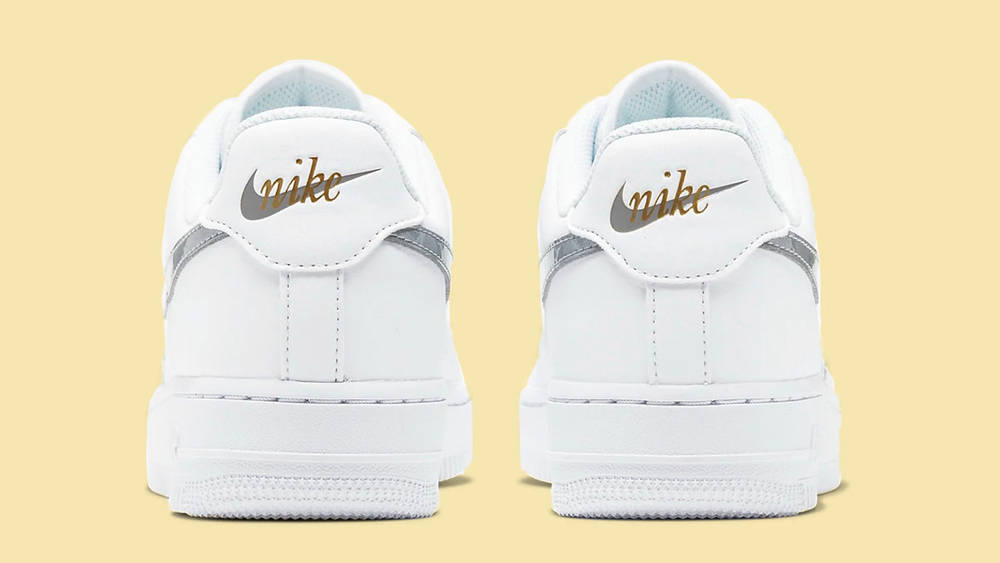 Nike Air Force 1 Gold Silver Nike Air Force 1 Gold Silver