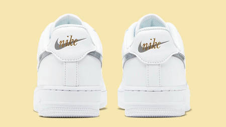 Mix Silver & Gold Together In Style On This Brand New Nike Air Force 1 Mix Silver & Gold Together In Style On This Brand New Nike Air Force 1