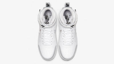 Nike Air Force 1 High White Grey CQ0449-100 middle