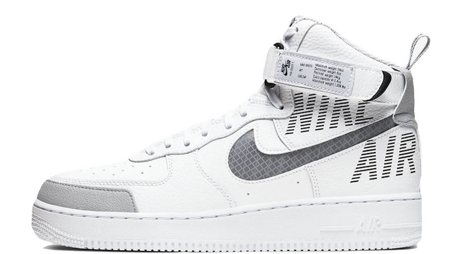 nike air force 1 high grey white