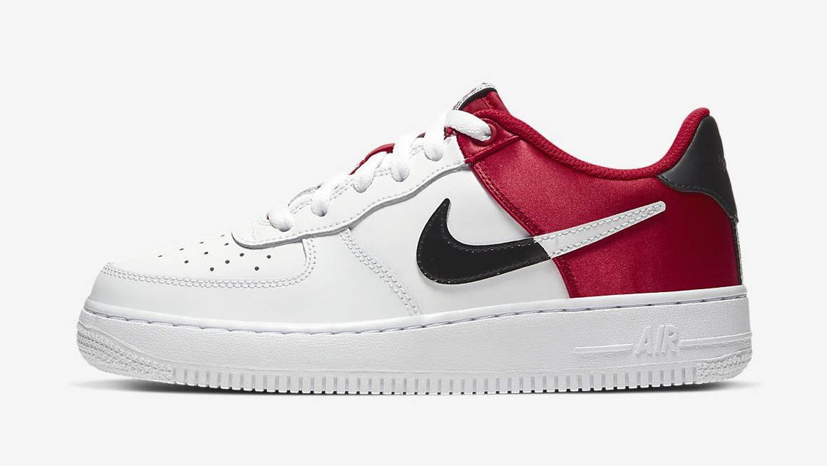 satin red air force 1