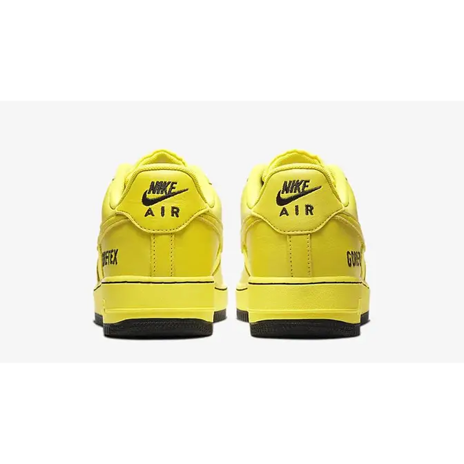 2019 NIKE AIR FORCE 1 GTX GORE-TEX DYNAMIC YELLOW/BLACK CK2630-701 size 7.5  193152684317