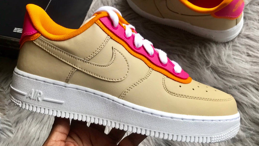 Nike Air Force 1 Pink Orange Peel
