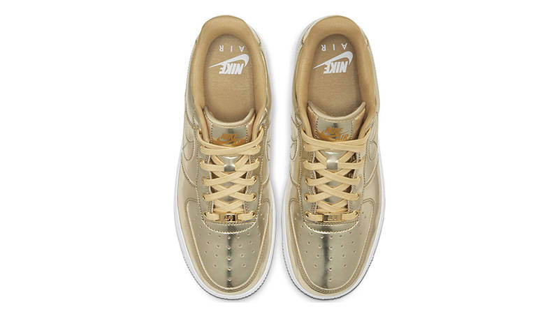 Nike Air Force 1 SP Liquid Metal Pack Gold