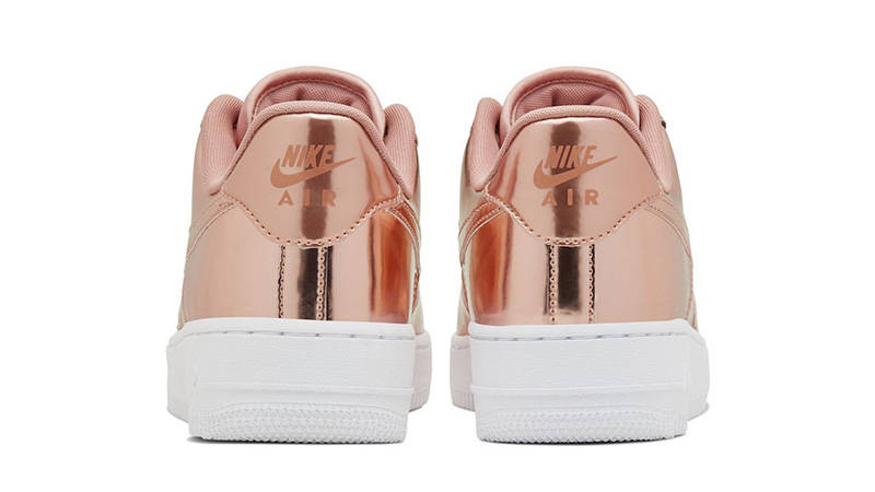 Nike air force 2024 metallic rose gold