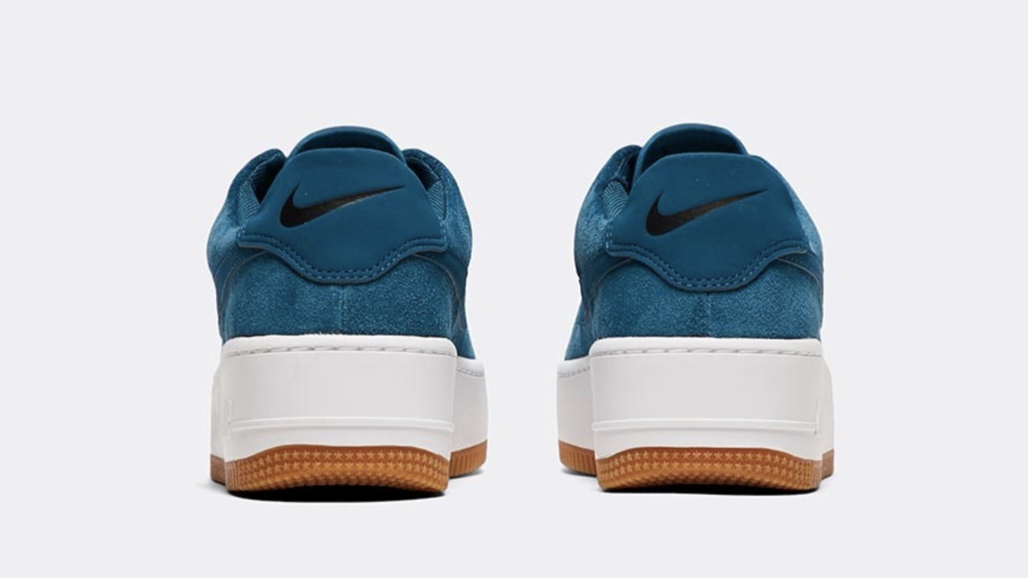 Nike Air Force 1 Sage Blue Force back