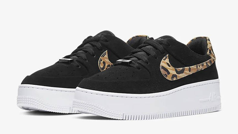 Nike Air Force 1 Sage Low Black Animal | Where To Buy | CQ7511-171