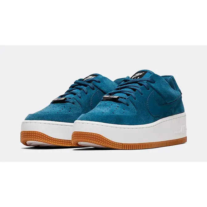 Nike air force outlet sage low blue