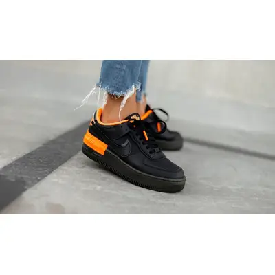 Nike Air Force 1 Shadow Black Orange CQ3317-001 Release Date - SBD