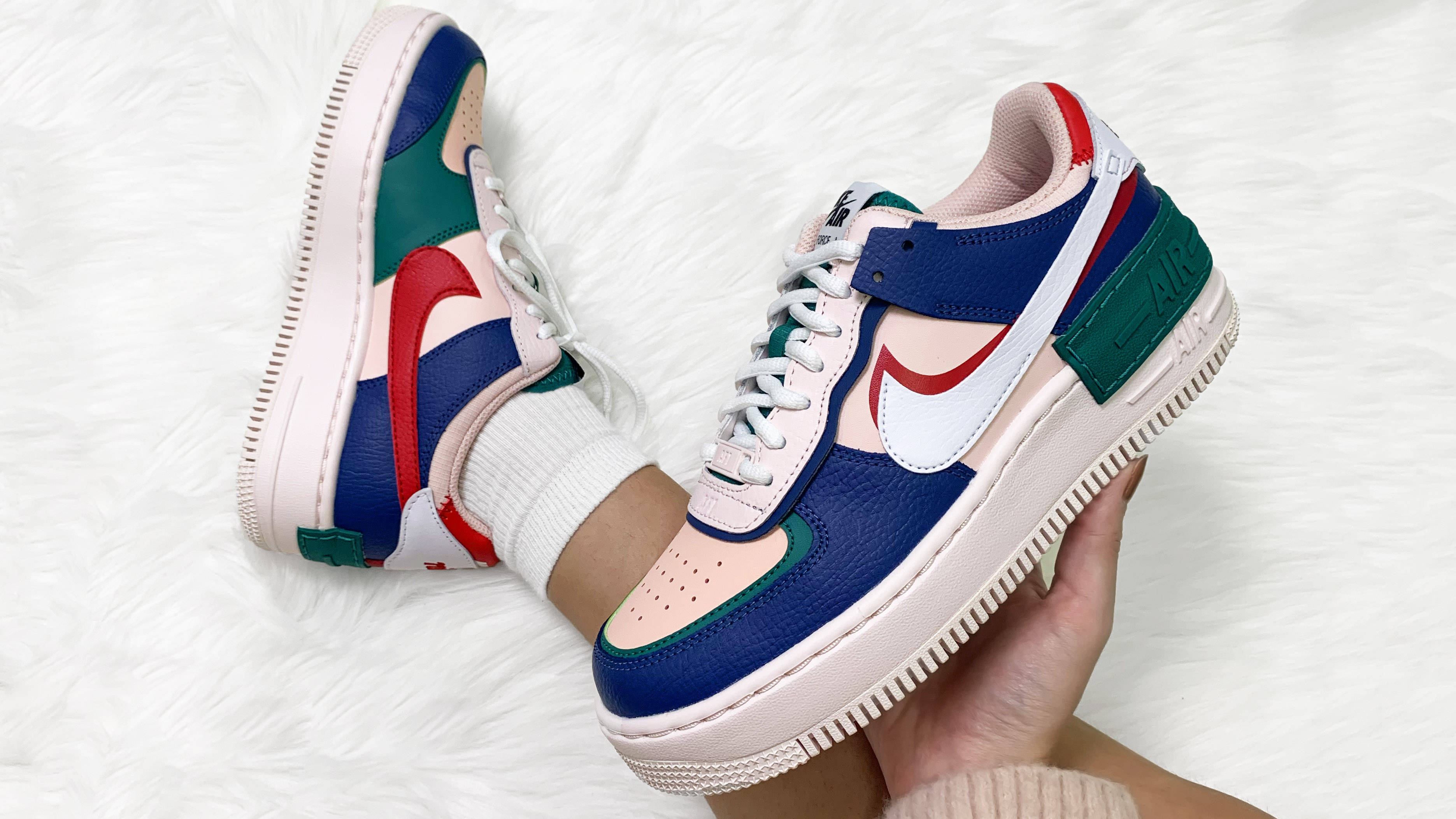 Nike Air Force 1 Shadow Mystic Navy The Sole Womens
