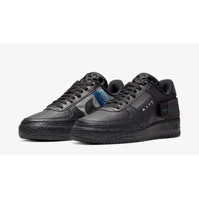 Nike Air Force 1 Type Black / Photo Blue / Platinum Tint | Where To Buy ...