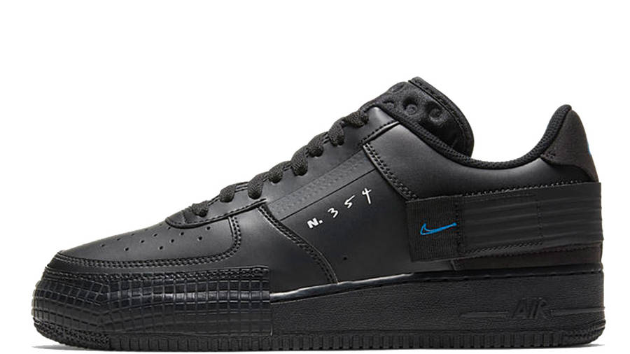 all black forces with white stripe