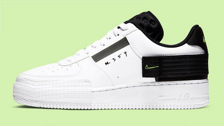Go Monochrome With A Hint Of Neon In Nike's Latest Air Force 1 Type