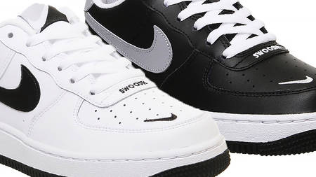 Peep The Mini Utility Inspired Swoosh Details On This Brand New Nike Air Force 1 Peep The Mini Utility Inspired Swoosh Details On This Brand New Nike Air Force 1
