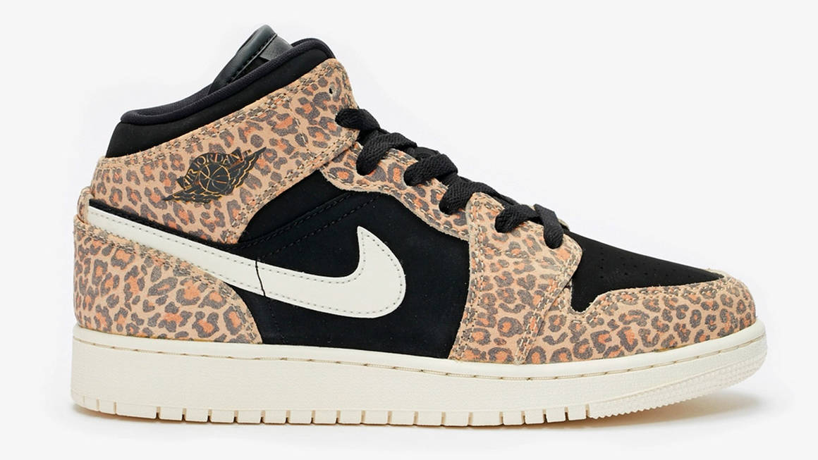 air jordan mid leopard