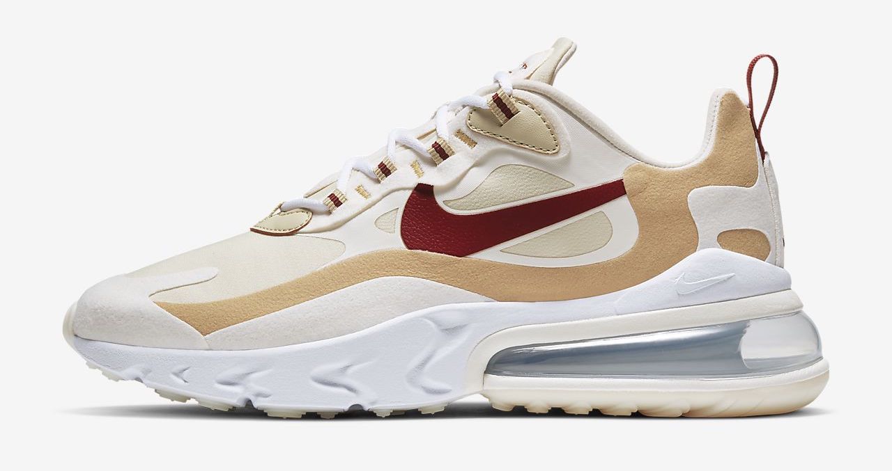 Nike Air Max 270 Reac Pale Ivory.