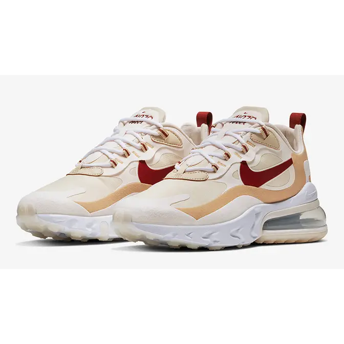 Nike Air Max 270 React Red Beige Where To Buy AT6174 700 The