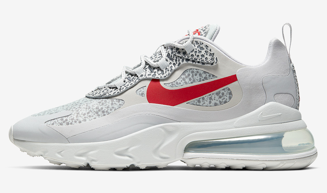 Nike Air Max 270 React Red White side