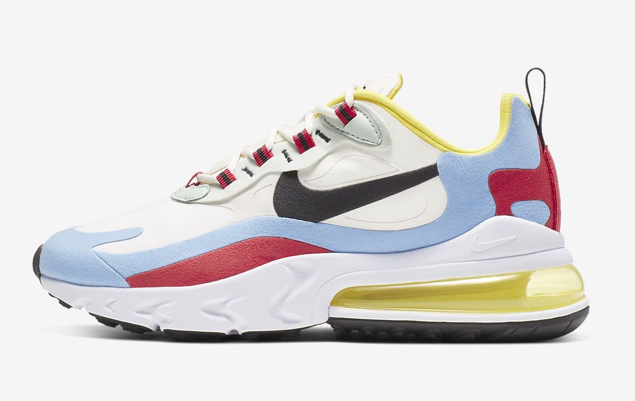 Nike Air Max 270 React blue yellow