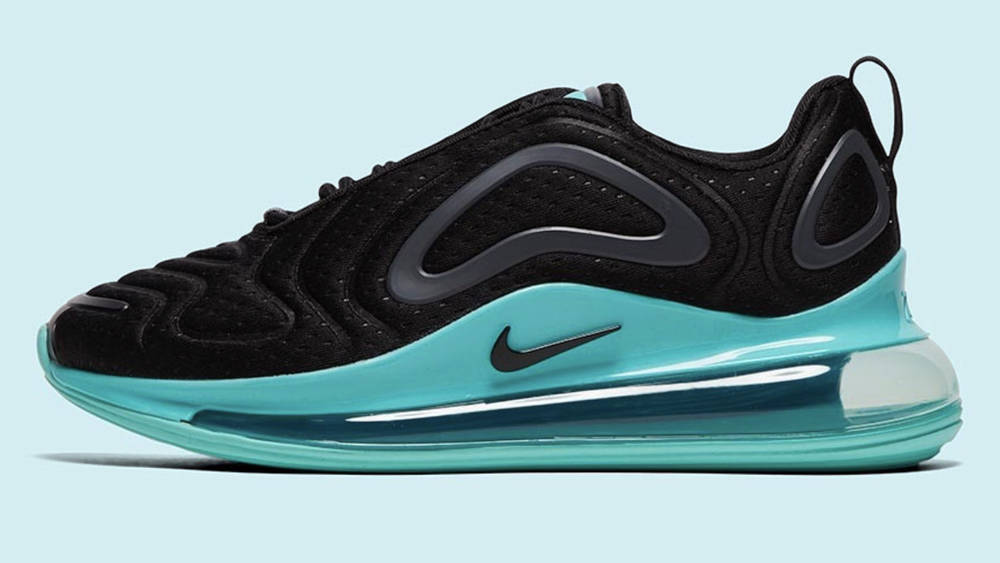 Nike Air Max 720 Black Green side copy Nike Air Max 720 Black Green side copy