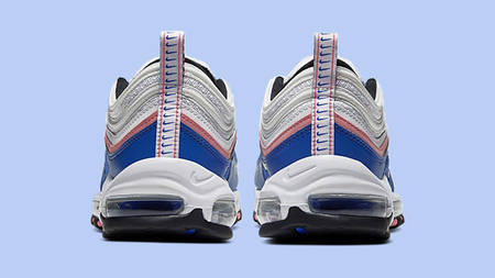 Swoosh Tape Detailing Updates This Nike Air Max 97 In Bubblegum Pink & Game Royal Blue Swoosh Tape Detailing Updates This Nike Air Max 97 In Bubblegum Pink & Game Royal Blue