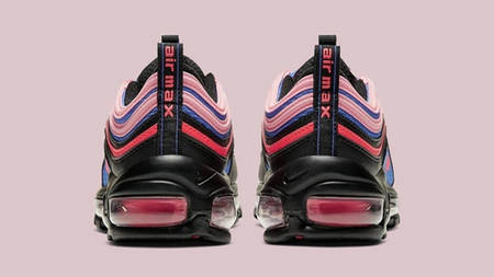 The Nike Air Max 97 Turns On Dark Mode In A Black And Pink Colourway The Nike Air Max 97 Turns On Dark Mode In A Black And Pink Colourway