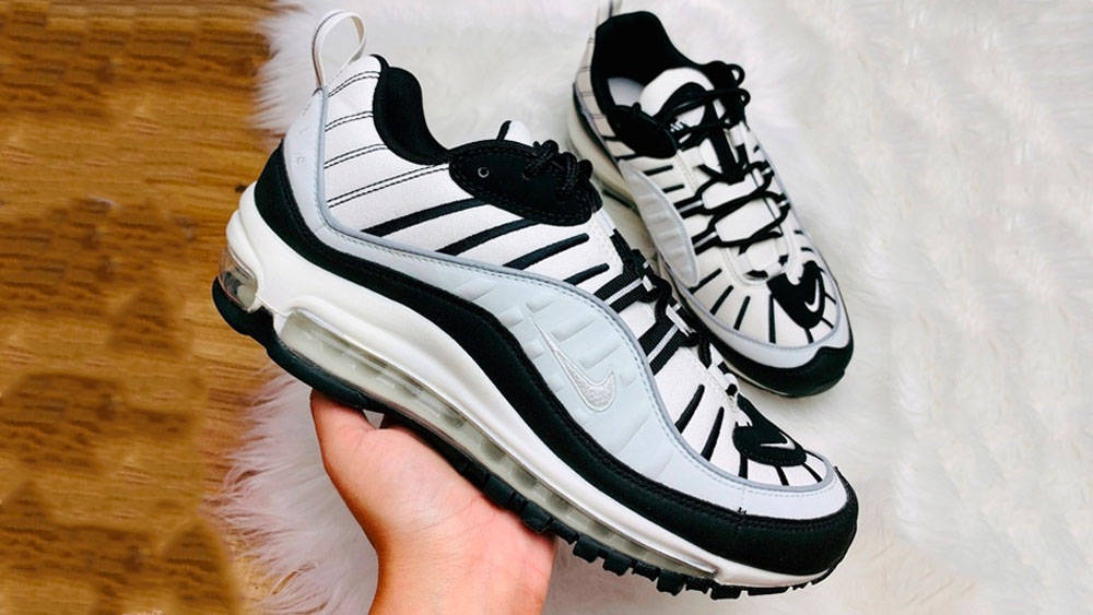 Nike Air Max 98 Black White Nike Air Max 98 Black White