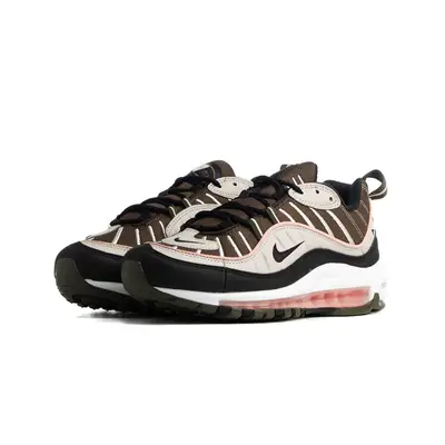 Nike nike fingertrap max reflective silver black shoes Khaki Sand AH6799-301 front
