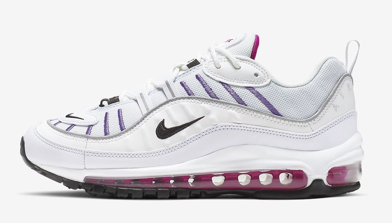Nike Air Max 98 White Purple