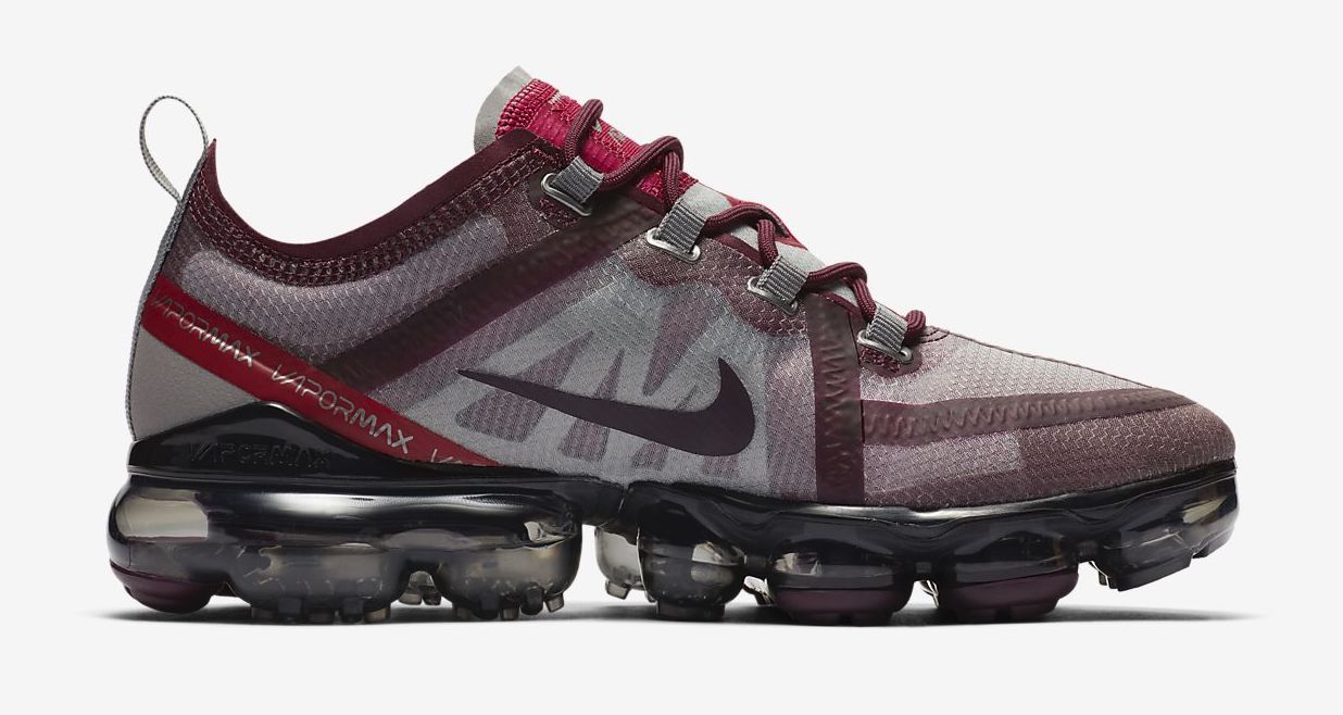 Nike Air VaporMax 2019 Burgundy side
