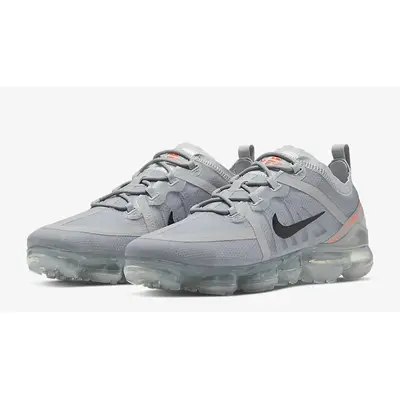 Air vapormax 2019 (white / outlet total orange - cool grey)