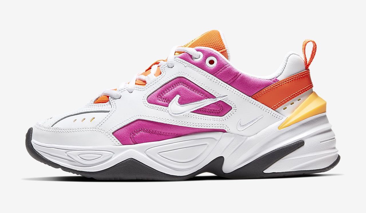 Nike M2K Tekno White Laser Fuchsia.