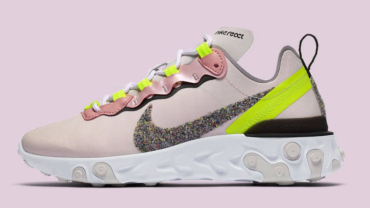 Adiccion Groseramente tirar a la basura IetpShops | Flashes Of Volt Stand Out On This Pink React Element 55 | nike  mags for very cheap real