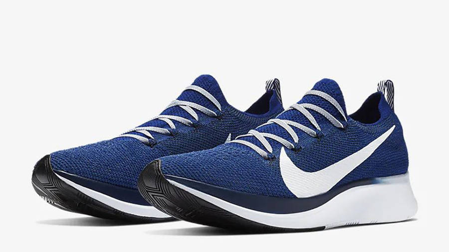 Nike Zoom Fly Flyknit Blue White | Where To Buy | AR4561-400 | The Sole ...
