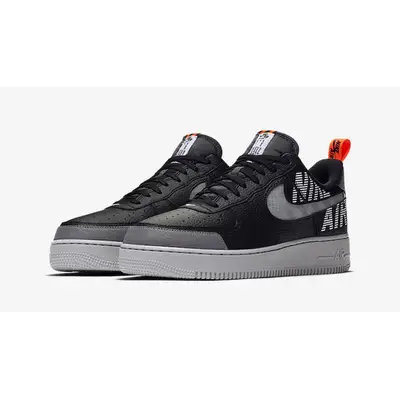 Nike air force shop 1 under construction black