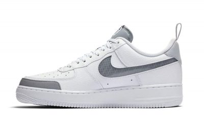 Nike air force under construction white grey