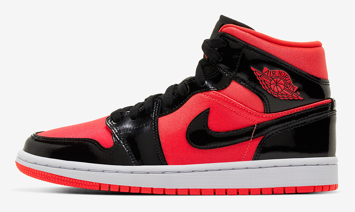 Nike air jordan 1 Black Pink side