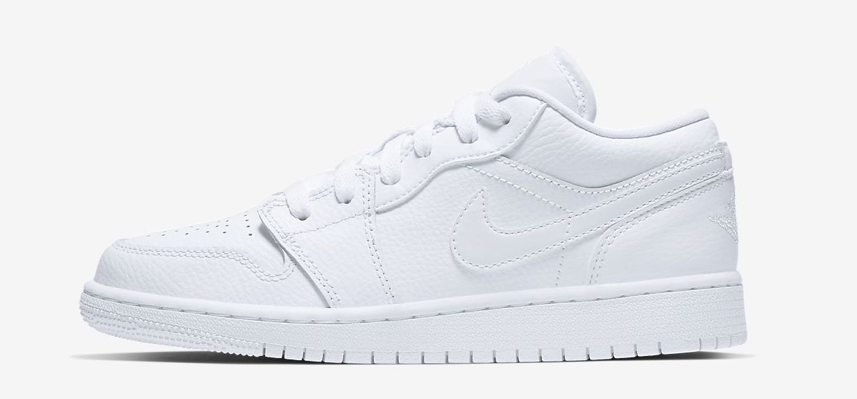Nike air jordan 1 low whitee