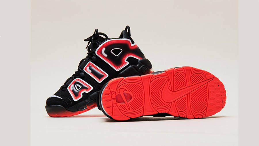 nike air more uptempo 96 trainers black