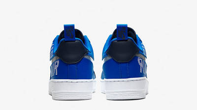 Nike air force 1 low blue heel shot