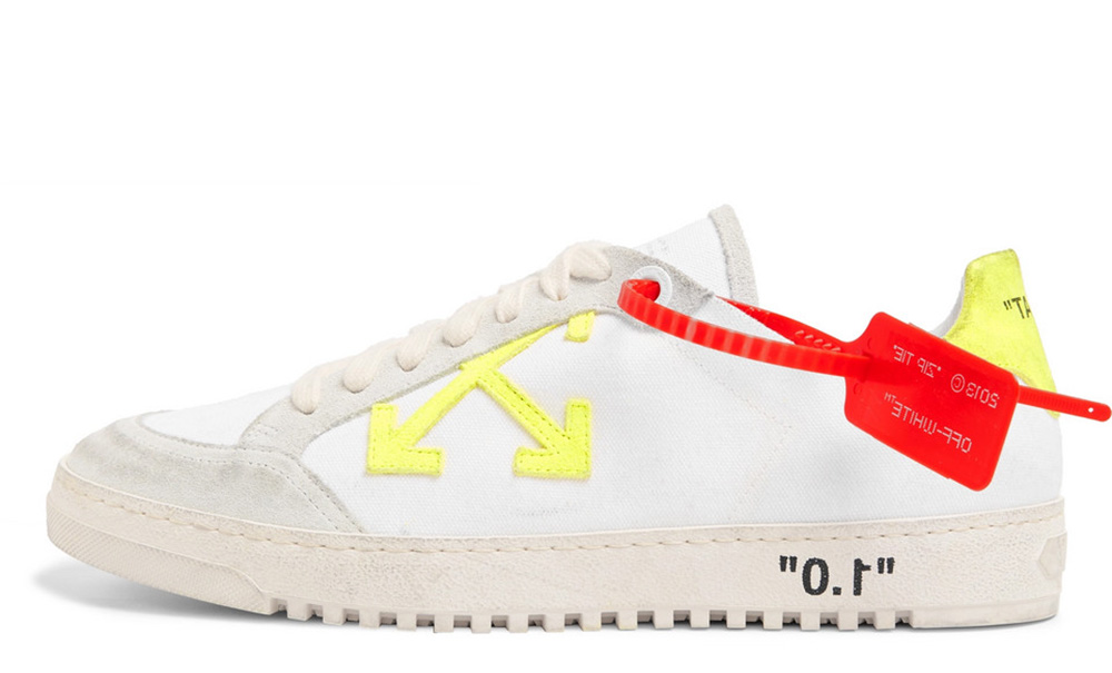 Off-White 2 Distressed White Yellow