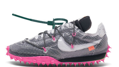 Off-White x Nike Waffle Racer Black Fuchsia CD8180-001