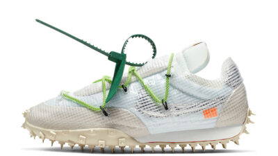 Off-White x Nike Waffle Racer White Green CD8180-100