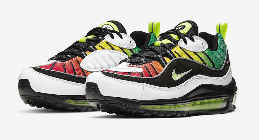 Olivia-Kim-Nike-Air-Max-98-Red Green
