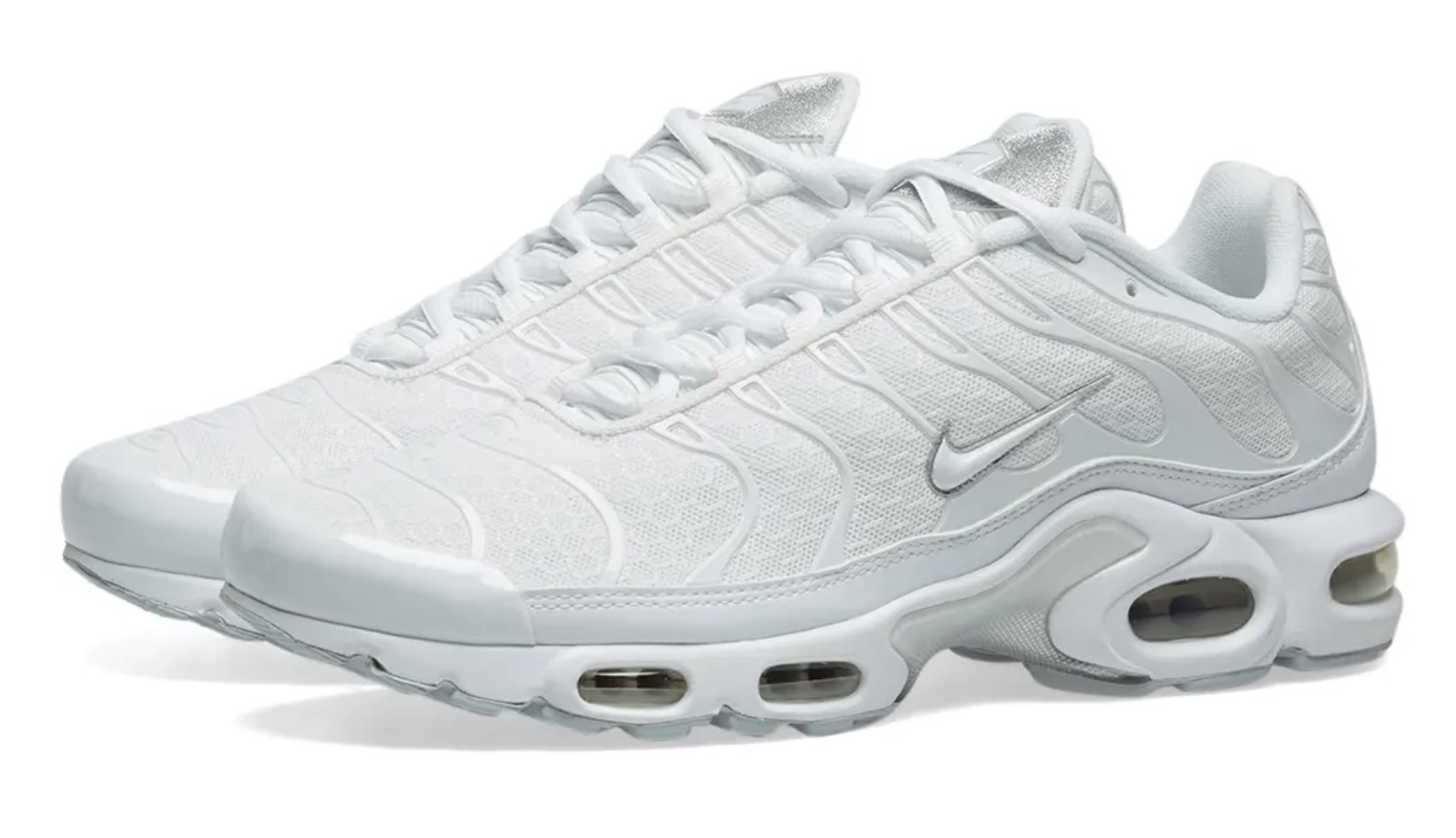 Pure Platinum Creates The Ultimate Clean Look On The Nike Air Max Plus