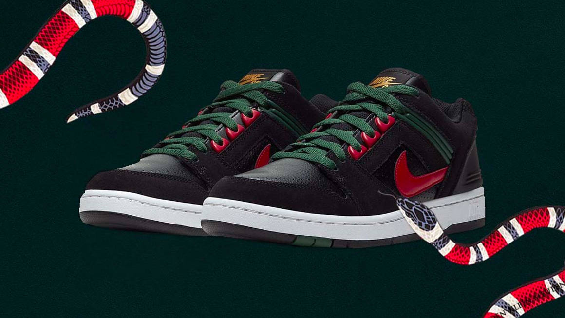 Gucci Vibes Feature On The Nike SB Air Force 2 | The Sole Supplier
