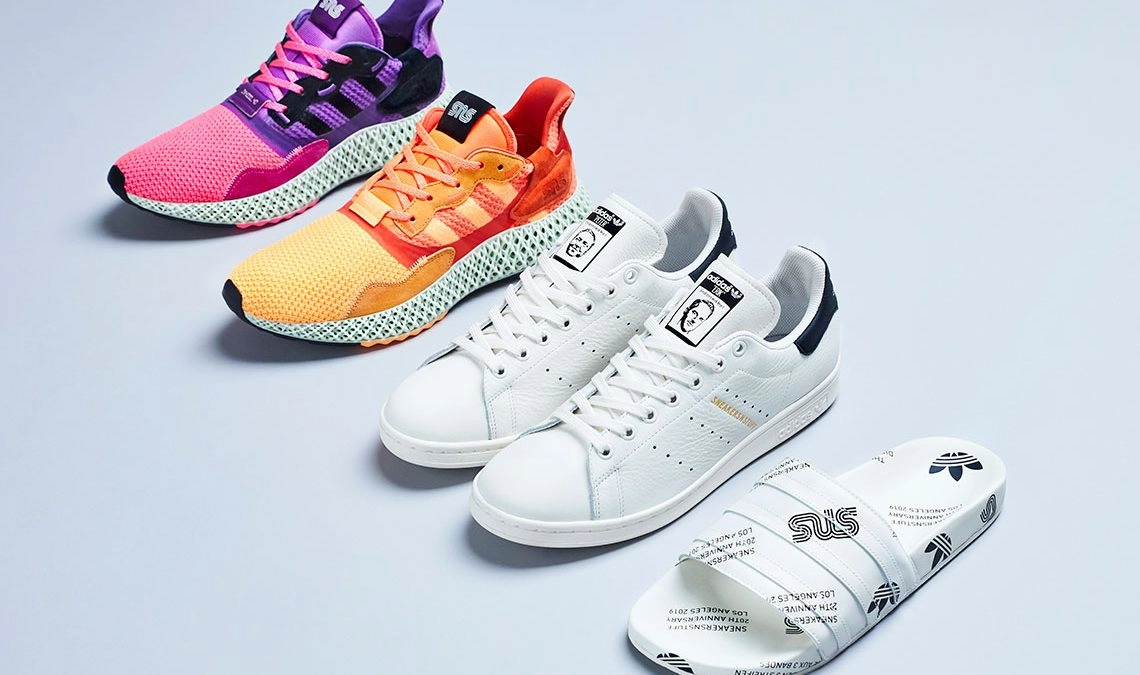 Sneakersnstuff X white adidas Collection