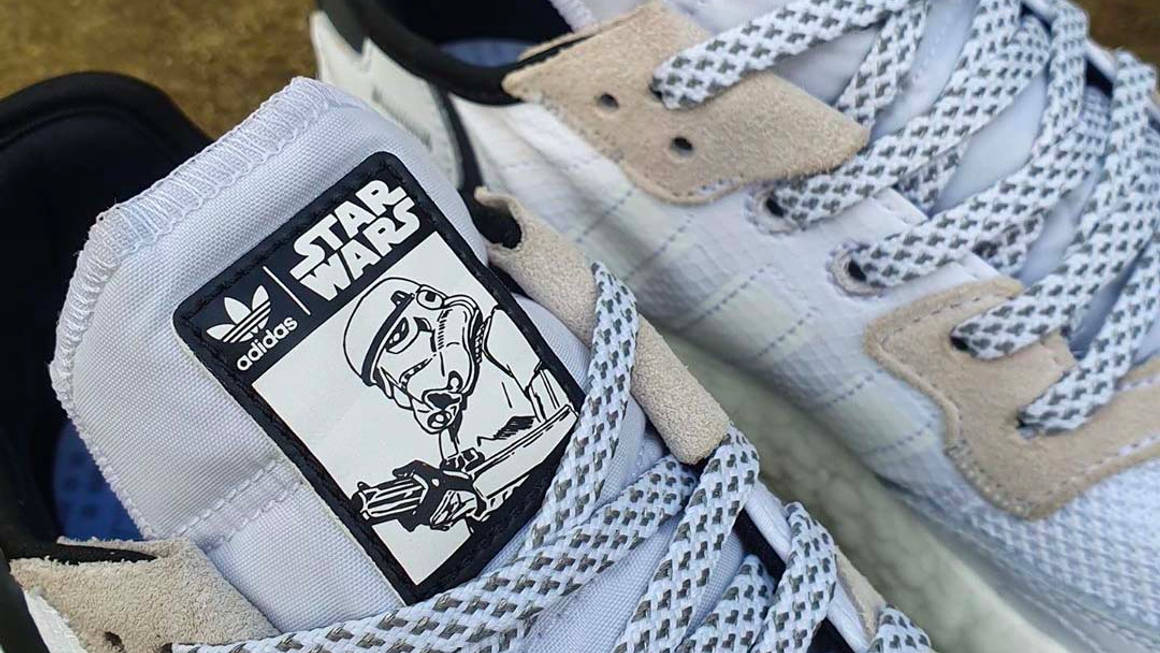 esférico Yo formar First Look At The Star Wars x adidas Nite Jogger 'Stormtrooper' | The Sole  Supplier